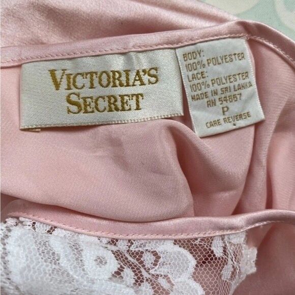 VTG  90s Women's Victoria's Secret Gold Label Lingerie Cami Top Size P Pink - Picture 5 of 8
